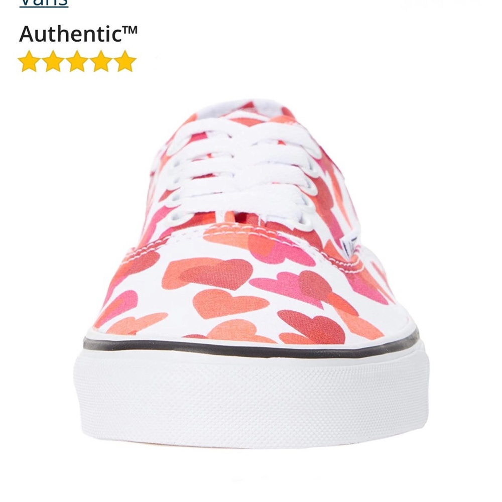 VANS ‘Off the Wall’ Valentines Hearts Sneakers ❤️ - Picture 5 of 9